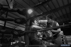 кикбоксинг, боксер, девушка, Камбоджа